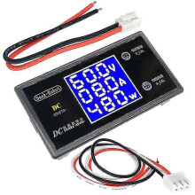 (132888) MSBD Dc 0-100v 10a LCD-näytöllä varustettu digitaalinen volttimittari, ampeerimittari, wattimittari,
