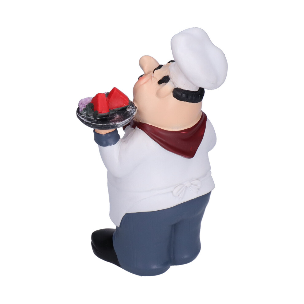 Chef Figurine Decor for Kitchen & Home, Resin, 340g-image-OPC-PJKPW7K-NEW