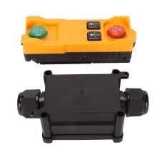 Industriefernbedienungsschalter 433 MHz 1 Kanal Wasserdichte 4-Tasten Wireless Sendeschalter für Kranlicht DC 12‑80V