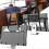 (133116)Monitor Bag Compatible Carrying Case Screen Protector Laptop Handbag Storage With Pocket For 5
