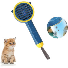 (133132) Verzorgingsborstel voor huisdieren, 2-in-1 UV-sterilisatie, snelle reiniging van de borstel,