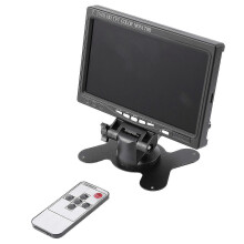 (133326) 7 inch draagbare monitor 1024x600-scherm - compatibel met VGA/AV-fotografiemonitor EU-stekker