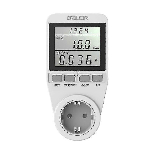 (133335) Groot scherm Stroombewaking Stopcontact Stroommeter Meetinstrument Intelligente facturering 2