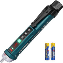 (133345) Contactloze spanningsdetector, AC1 instelbare gevoeligheid / lcd-scherm / led-zaklamp / dubbel