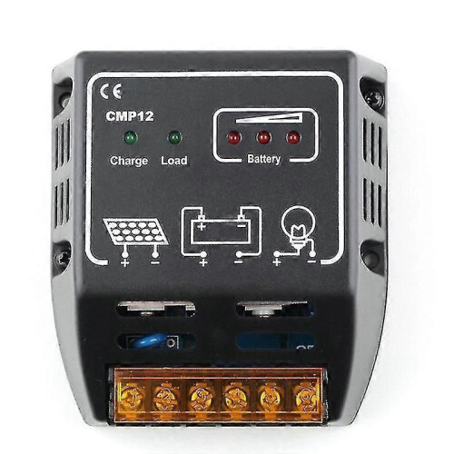 (133368) Solcellsregulator Cmp12 20a 12v/24v Solcellssystemövervakning Pv Pwm