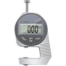 (112) Medidor de espesor digital, 0-12,7 mm, pantalla LCD, micrómetro electrónico encapsulado.