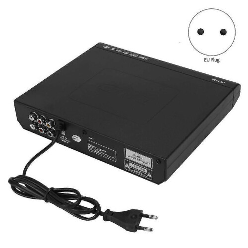 (188) Lecteur DVD portable pour TV, compatible USB, lecteur DVD/SVCD/CD/disque multizone compact avec 1