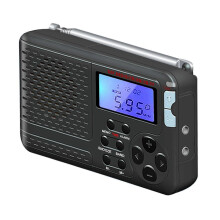 (209) Radio-ontvanger met antenne Stabiel signaal Ingebouwde luidspreker Ondersteuning hoofdtelefoonuitgang