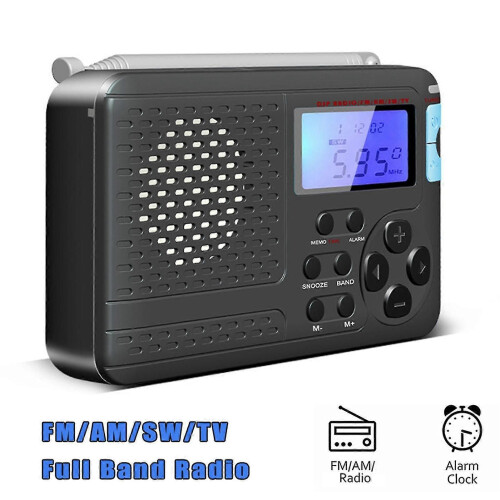 (209)Radio Receiver With Antenna Stable Signal Built-in Speaker Support Headphone Output Automatic Shutdown 1