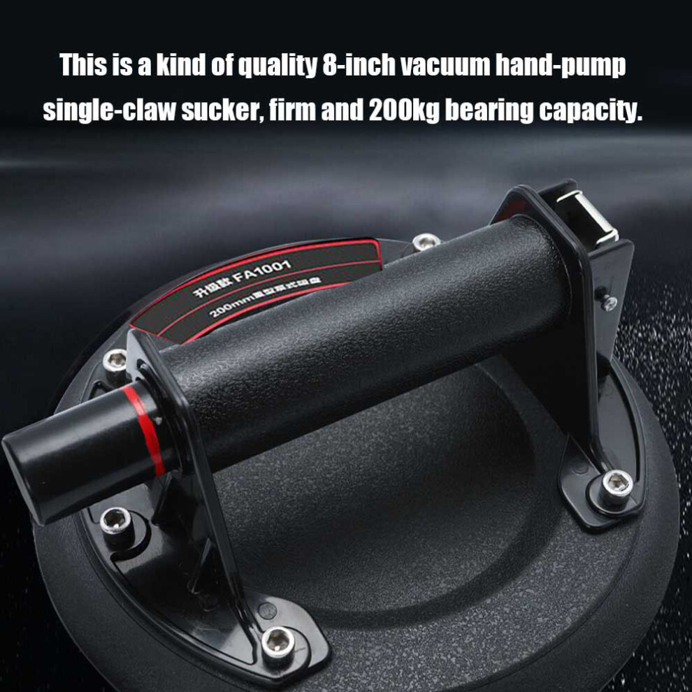 8-Inch Vacuum Sucker 200Kg Heavy Duty Lifter For Granite & Glass 7891340584410