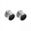 (1571) Set di 3 gemelli e borchie classici per camicie da smoking da uomo, 2 borchie 1