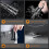 (1607)Ultra Powerful Extremely Bright Flashlight, Xhp90 Powerful Flashlight With Type-c Cable, Ip67 5