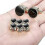 (1599) Set di gemelli e borchie classici da uomo per kit formale da smoking 5