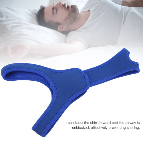 Breathable Anti-Snoring Strap - Neoprene Material Adjustable Fit 2