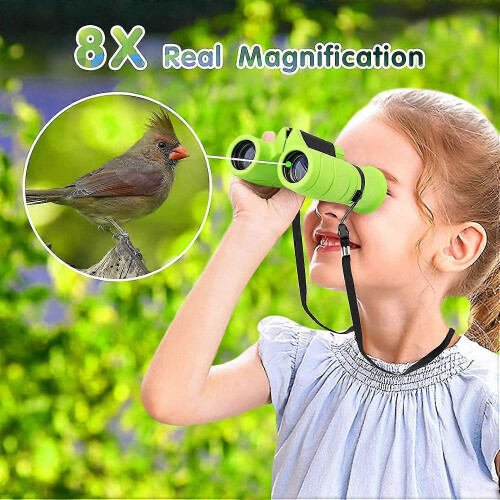 (1733)Binocolo per bambini ad alta risoluzione 8x21, regalo per ragazzi e ragazze, binocolo compatto 1