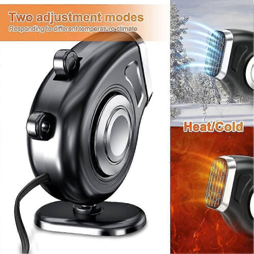 (1738)Fast Heating Car Heater With Heating And Cooling Function, Defroster Defogger Plug Cigarette Lighter 1