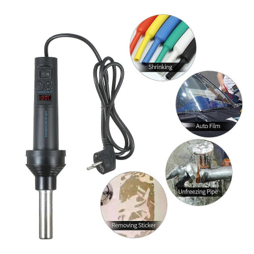 (438) Mini-heteluchtpistool 420W, draagbaar, digitaal scherm 2