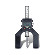 (1831) Calibrador de profundidad digital Cruday, precisión de 0,10 mm/0,004 pulgadas, calibrador de