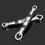 (404) Llave de bolsillo doble E-torx 23 en 1 ajustable universal multifuncional 2