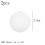 (1892)Clear Package Seals, Clear Round Sticker Labels For Envelopes, Gift Packaging (500 Per Roll) 2