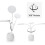 (1755)Eye Caring Table Lamp With Dimmable Bedside Lamp And Usb Charging Port 5
