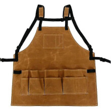 (2030)Grembiule da giardino, grembiule regolabile in vita con tasche, kit da giardinaggio, artista,