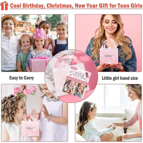(2026) Kit per realizzare braccialetti per ragazze, kit di 85 braccialetti con ciondoli e perline 1