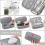 (2067)Big Capacity Pencil Pen Case Office College School Large Storage 3