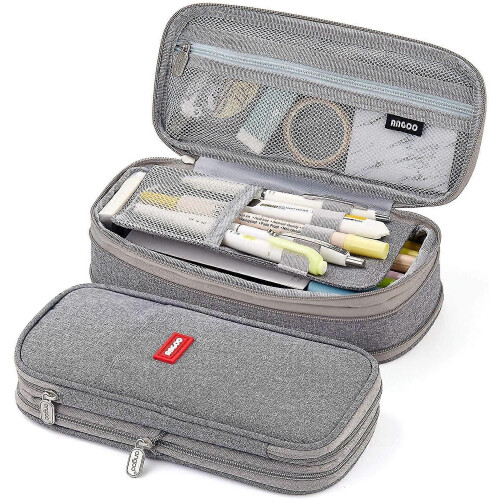 (2067)Big Capacity Pencil Pen Case Office College School Large Storage