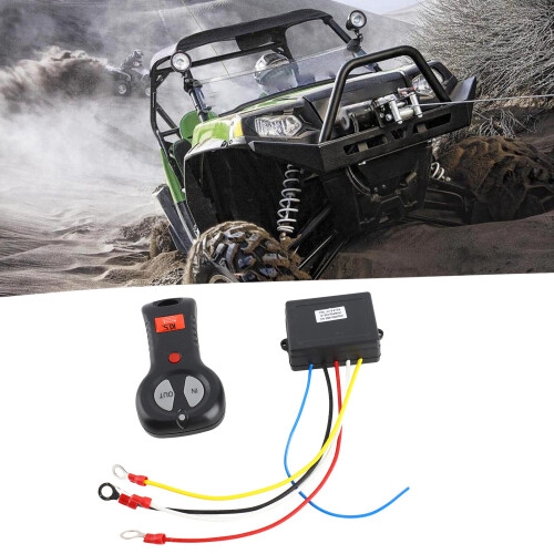 Wireless 12V Winch Remote Control Set 30m Range Heavy Duty