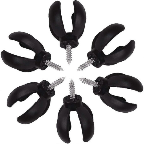 (743)6 Pcs Golf Ball Pick Up Retriever Claw Sucker Tool 1