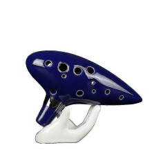 (774) Zelda Ocarina, 12 Hole Alto C Zelda Ocarinas (1 stuk blauw)