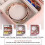 (2151) Mini sieraden organizer box, 2-laags reis sieraden box, PU lederen display 4