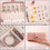(2151) Mini sieraden organizer box, 2-laags reis sieraden box, PU lederen display 2