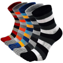(805)Scarpe da corsa da uomo Five Finger Crew in cotone con punta in cotone