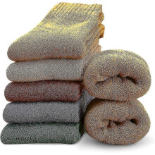 (803)5 paia di Pureh Ladies, spessi, termici, caldi, invernali, in lana da donna / regalo colorato