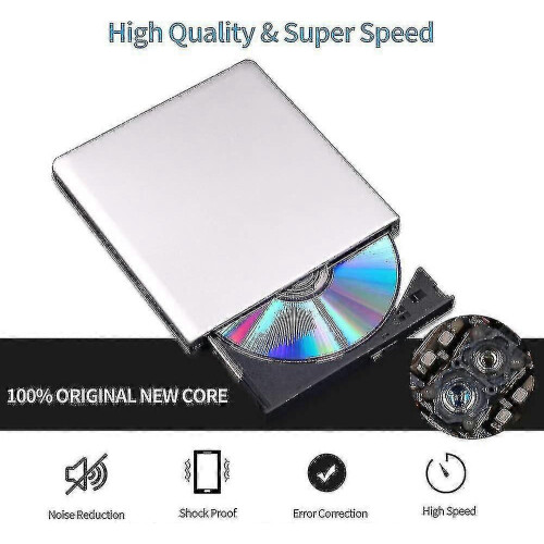 (2306)External Blu Ray Dvd Drive 3d, Usb 3.0 And Type-c Bluray Cd Dvd Reader 1