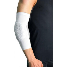 (2247) Elastische Gym Sport Basketbal Arm Sleeve Schieten Crashproof Honingraat Elleboog Ondersteuning