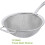 (2320) Rostfritt stål 18/8 mesh sil, acergery 30 mesh extra fin quinoa 3