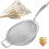 (2320) Rostfritt stål 18/8 mesh sil, acergery 30 mesh extra fin quinoa 1