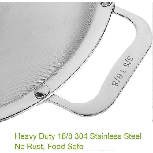 (2320) Rostfritt stål 18/8 mesh sil, acergery 30 mesh extra fin quinoa 1