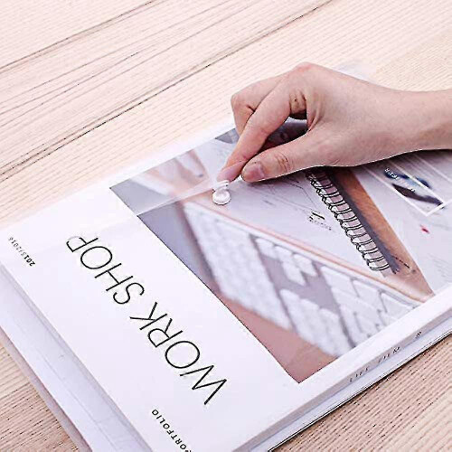 (2266)20 Pcs Plastic Envelopes Poly Envelopes Clear Waterproof Envelope Folder With Button Closure, 2