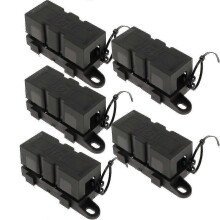 (2361) 5 pezzi Mega Blocco/portafusibili con coperchio universale per camper/furgone/camion
