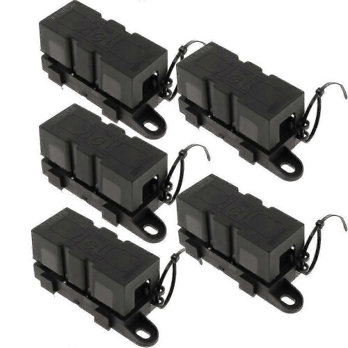 (2361) 5 pezzi Mega Blocco/portafusibili con coperchio universale per camper/furgone/camion
