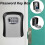 (980)Smart Code Password Key Lock Box Storage Key Wall Mounted Key Safe Box Waterproof Outdoor Keybox 2