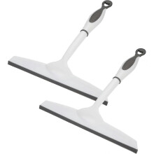 (1009) 2-pack douchewisser, geschikt voor ramen, badkamers, douchedeuren, spiegels, tegels en auto's