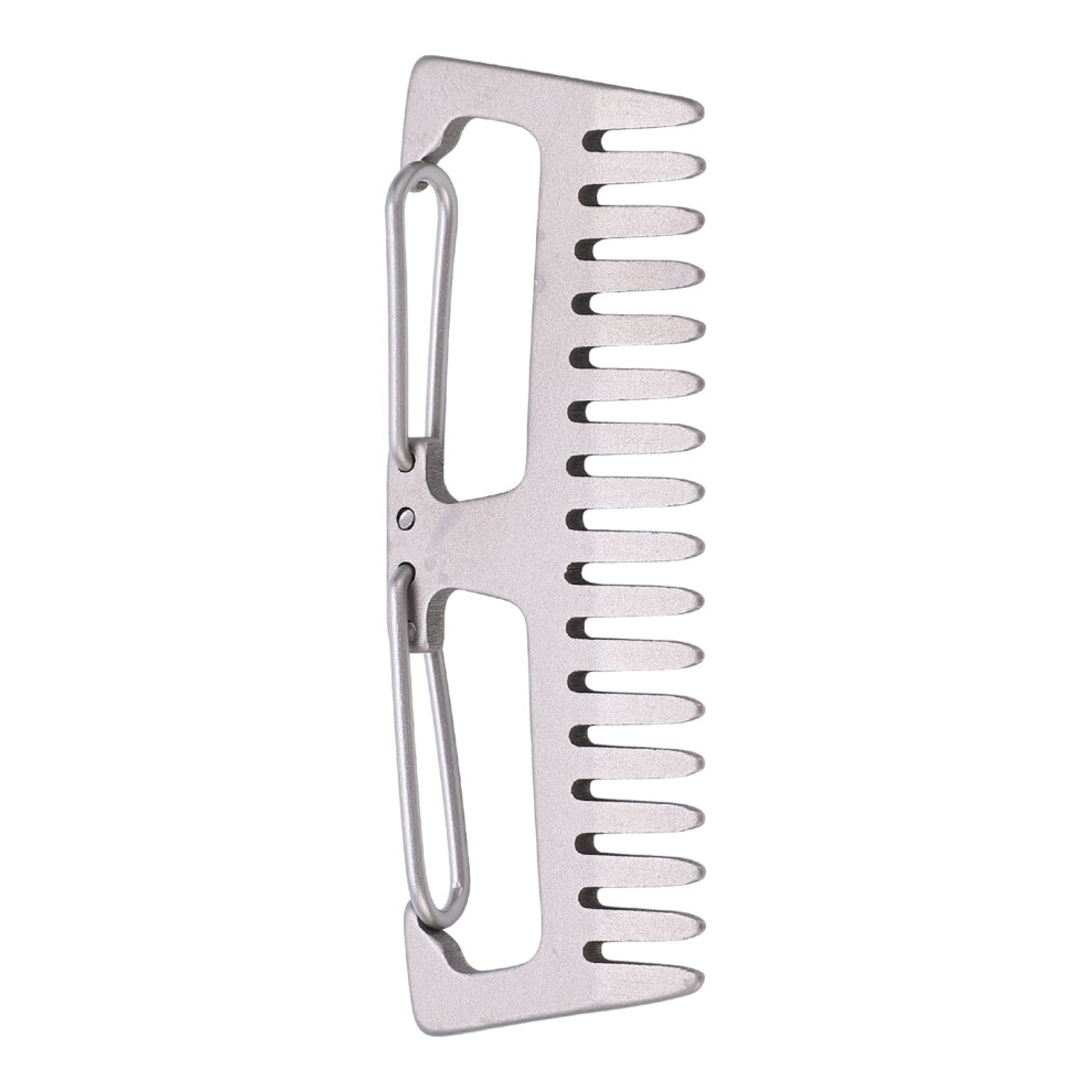 Unisex Portable Titanium Edc Comb - Antistatic Eco-Friendly & Anti-Allergy