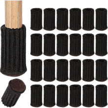 (1121) 24 pezzi Calzini per gambe di sedia, protezione per gambe di sedia, con cuscino antiscivolo per