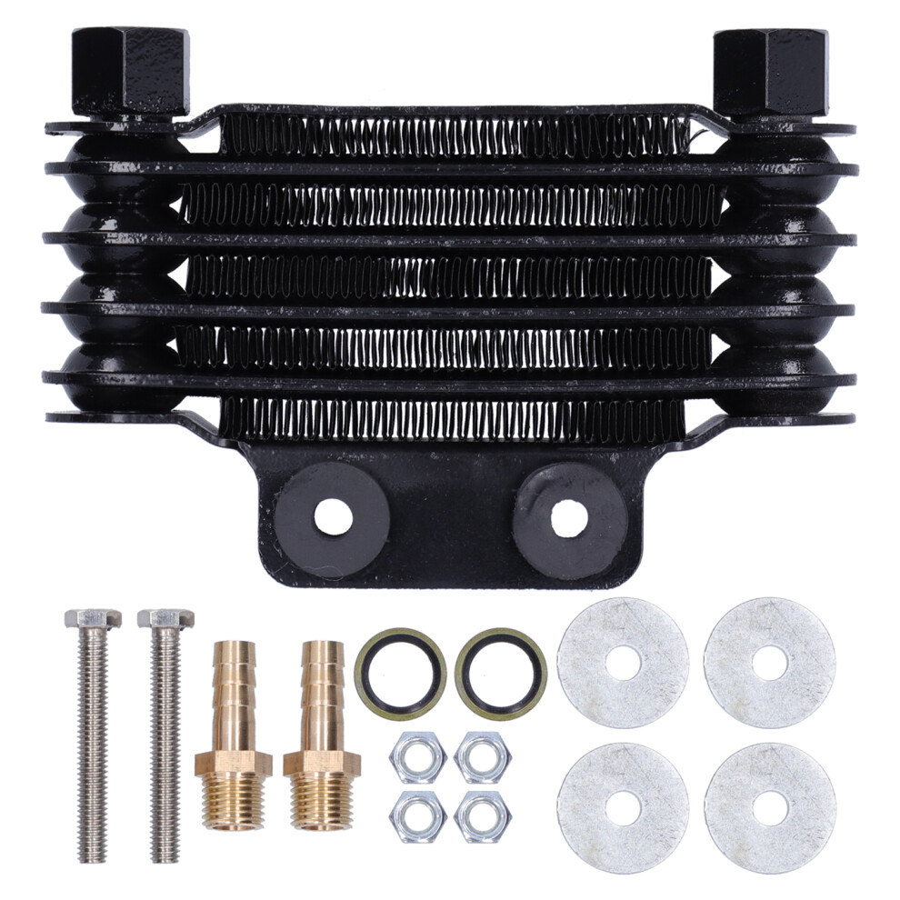 Universal Engine Oil Cooler Cooling Radiator 9121376564024