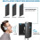 (1262) Isolatiescherm, professioneel microfoonscherm, opvouwbaar verstelbaar microfoon-isolatorpaneel, 4